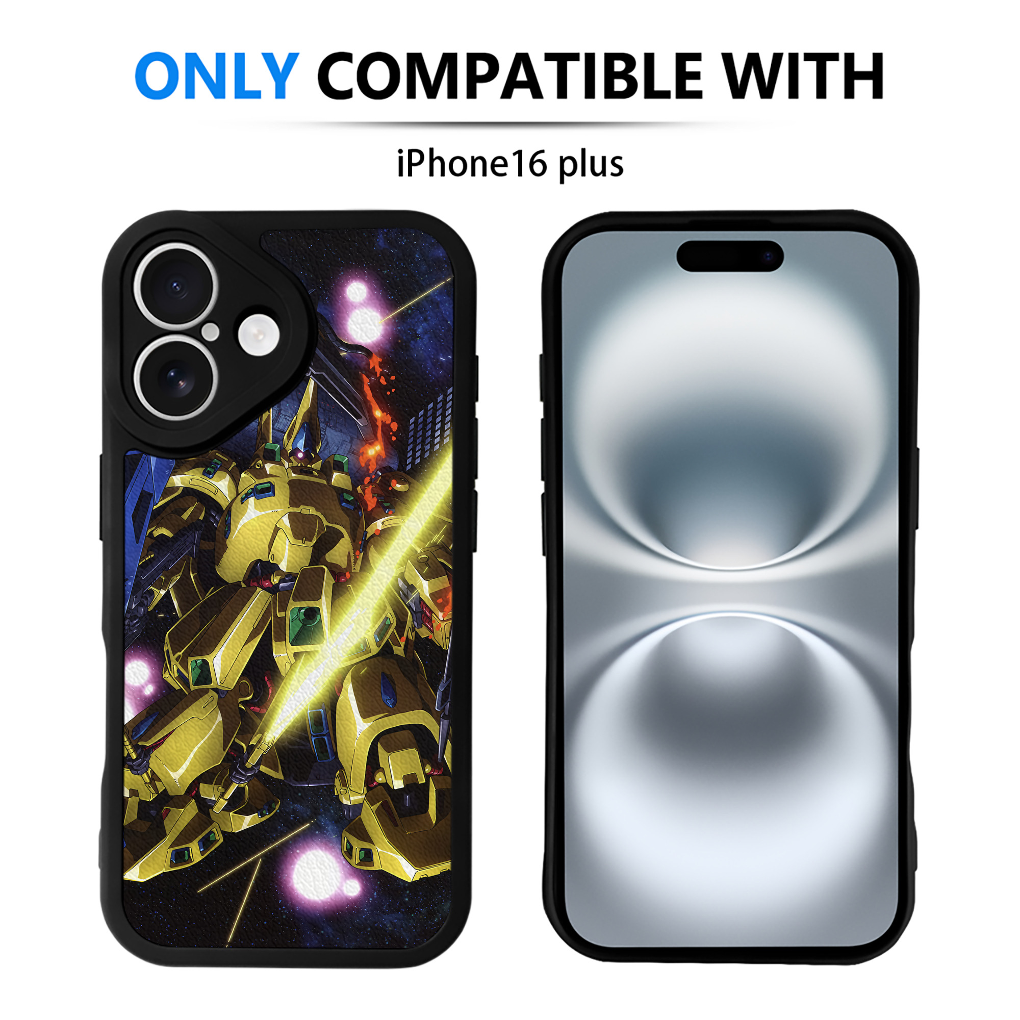 （画像用） 機動戦士ガンダム Mobile Suit Gundam 【iPhone 16シリーズ対応】シリコンスマホケース（レザー調） 材質：シリコン